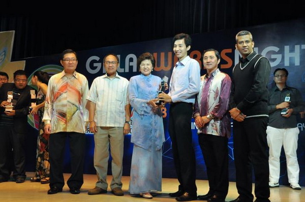 Malaysia International Tourism Technology Blog Award from MITBCA 2012