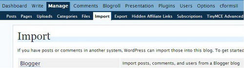 Import Posts and Comments from Blogger to WordPress