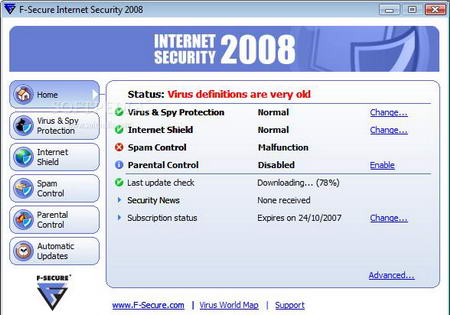F Secure Internet Security 2008