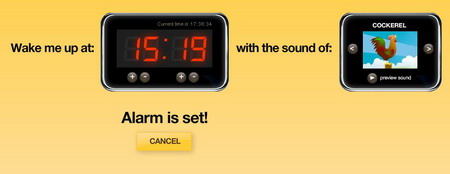 Kuku Klok Online Alarm Clock
