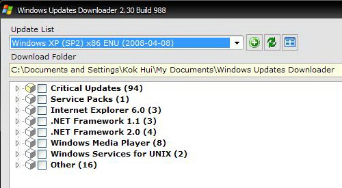 Windows Updates Downloader