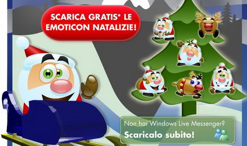 This animated Christmas emoticons come with an auto-installer.