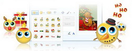 Animated Christmas Emoticon Pack for MSN and Windows Live Messenger