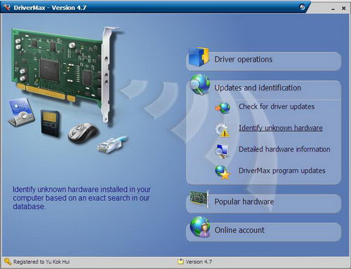 Driver Max - Identify Unknown Windows Hardware Device