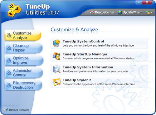 Key Tune Up Utilities 2007 Gratis