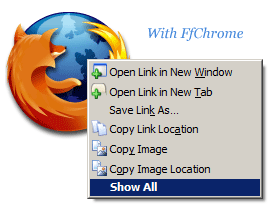 FfChrome Firefox Extension