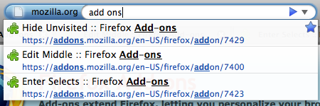 Hide Unvisited Firefox Extension