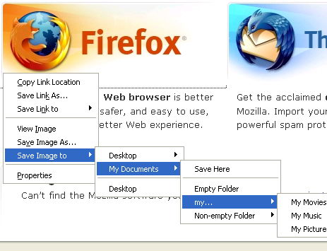 Save File To Firefox Extension