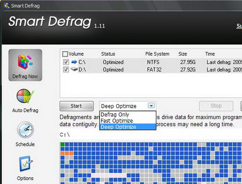 Disk Defrag Scheduled Using Another Program