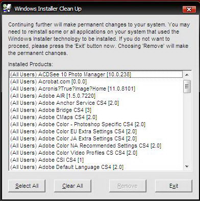 windows installer folder cleanup