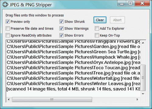 JPEG & PNG Stripper - Freeware Image Metadata Remover Tool