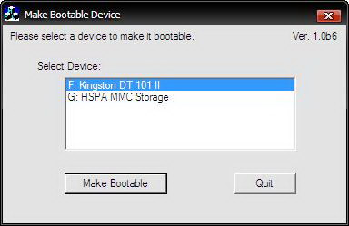 Make Bootable USB Pen Drive