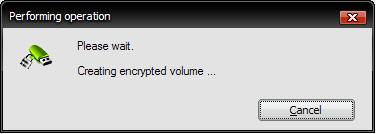 Password Protected Partition on USB Drive