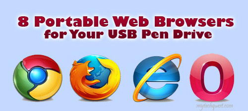 list of portable web browsers