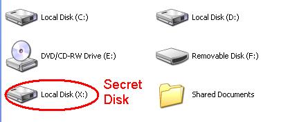 Create Hidden Password-Protected Disk Partition