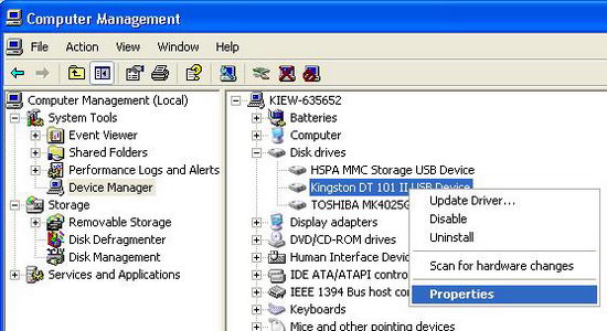 Format USB Drive With NTFS 