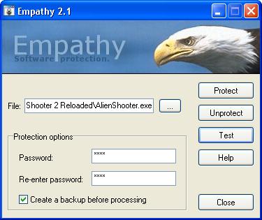 Empathy Software Password Protection