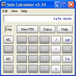 Safe Calculator in Safe Mode