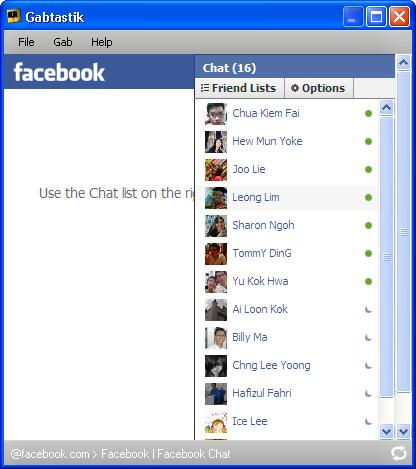 Facebook Chat Friends