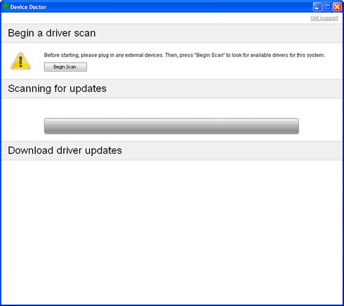 Scan for out-dated Windows hardware device drivers