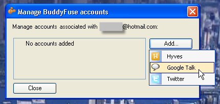 Associate Google and Twitter Accounts with Windows Live Messenger