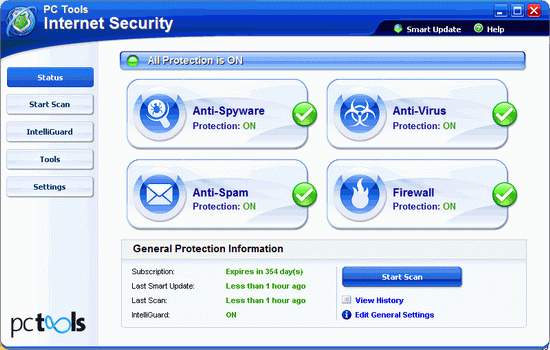 PC Tools Internet Security 2010 Free 1 Year License Key