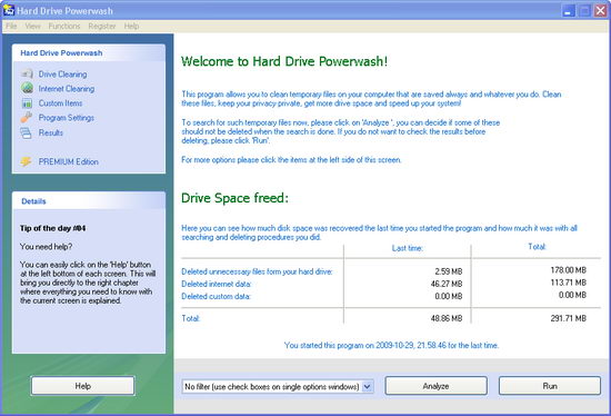 Remove File Clutter, Temporary Files from Hard Drive