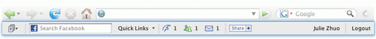 Facebook Toolbar