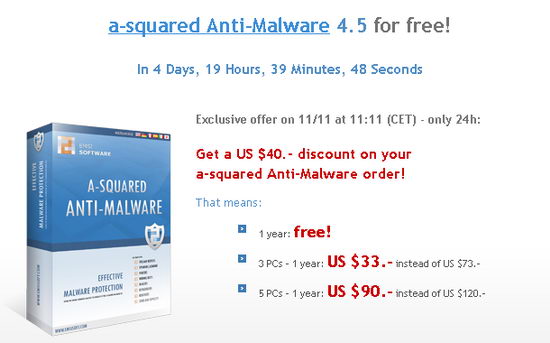 a-squared Anti Malware 4.5 Free License