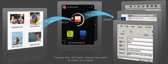 Drag and Drop to Resize Images