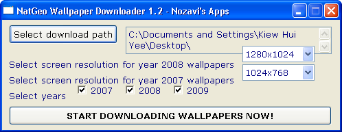 National Geographic Wallpaper Downloader