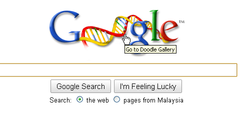 Replace Google Logo with Favourite Doodle