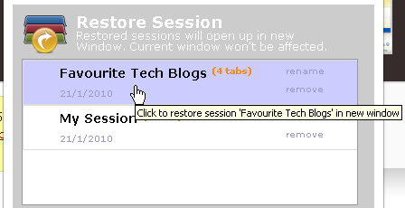 sessionrestore