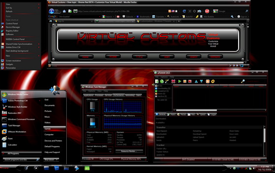 windows 7 themes. Xtreme Red Windows 7 Theme by