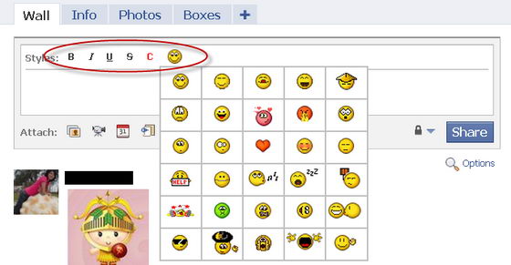 smileys on facebook. smileys to your Facebook