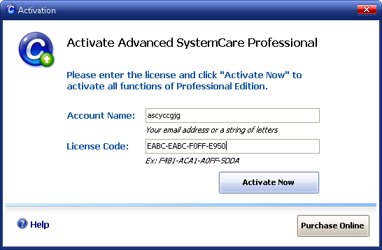 advanced systemcare ultimate 7 license code free download