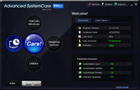 iobit advanced systemcare ultimate 12 key