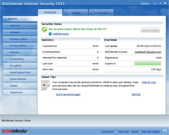 What's New in BitDefender Internet Security 2011?