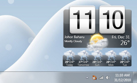 Windows 7 Weather