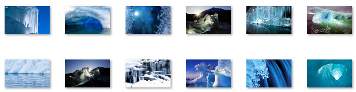 Windows 7 Christmas Theme Frozen Formations Wallpapers