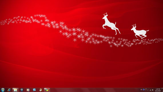 Windows 7: Christmas Theme Pack by Tech Explorer.in