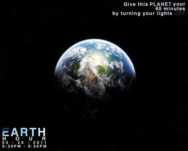 earth day wallpaper desktop. Worl Earth hour day