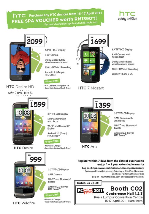 Htc desire hd price in malaysia 2011