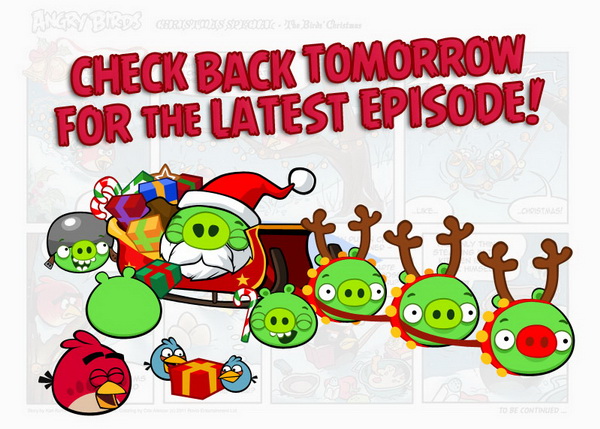 Angry Birds Christmas Comic