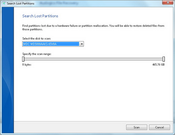 Auslogics File Recovery 3 Review - Search Lost Partitions