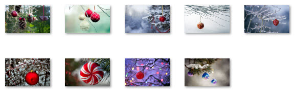 Decorating the Trees Windows 7 Christmas Theme
