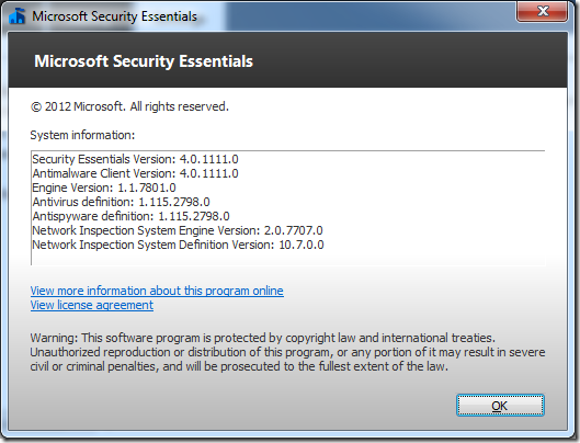 Microsoft Security Essentials 4 Beta is compatible with Windows XP SP3 ...