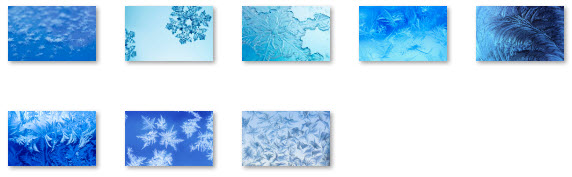 Snowflakes and Frost Theme Collection for Windows 7