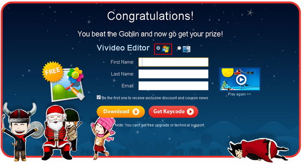 Wondershare Vivideo Free License Christmas Giveaway