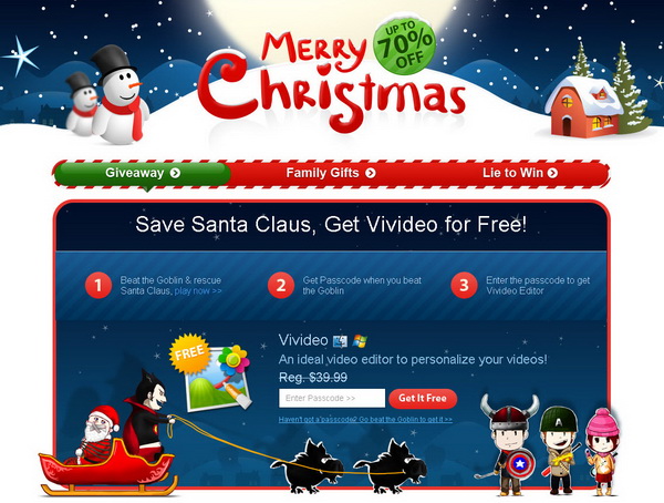 Wondershare Vivideo Free License Christmas Giveaway